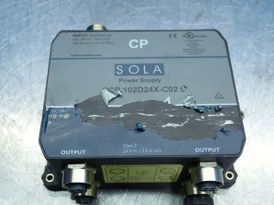 Used SOLA SCP102D24XC02 Power Supplies | HGR 24 #738819