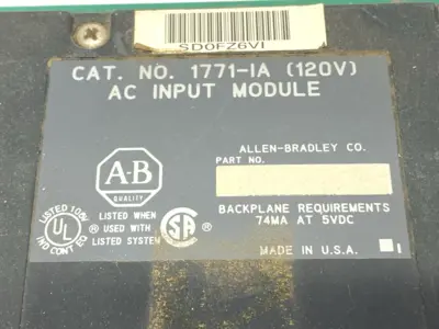 USED ALLEN-BRADLEY 1771-IA