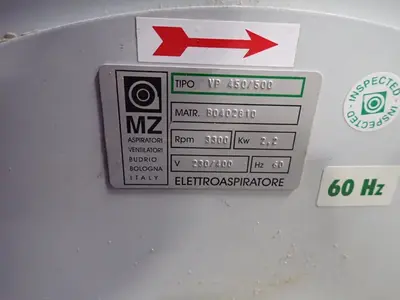 Used MZ ASPIRATORI VP 450/500 Miscellaneous MRO | HGR 24 #754572