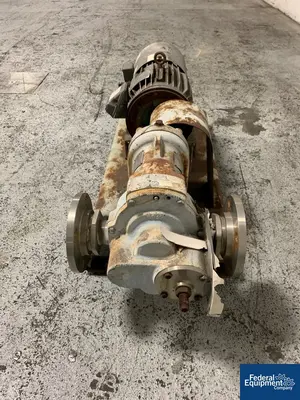 USED Waukesha Cherry-Burrell 3" Waukesha Rotary Lobe Pump, S/S, 5 HP