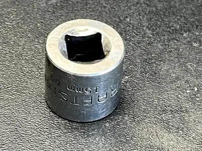 Craftsman Vintage 15MM 12 Point 1/2" Drive Shallow Socket