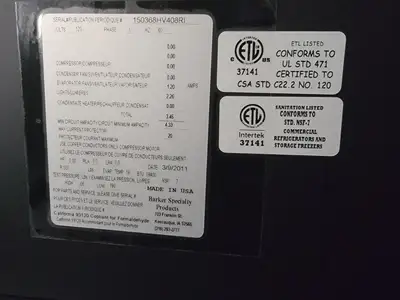 USED 2011 BARKER HV408RI