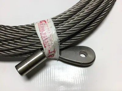 Sling 1055255 Wire Rope Cable Hoist 3/8″ x 80 Stainless Steel