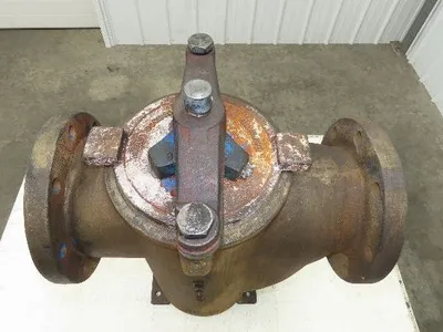 Hayward Eaton Model 72 Simplex 6" Inline Basket Strainer Cast Iron Flanged