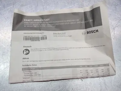 New | in-Stock BOSCH 0602490656 Power & Hand Tools (Misc) | HGR 24 #751290