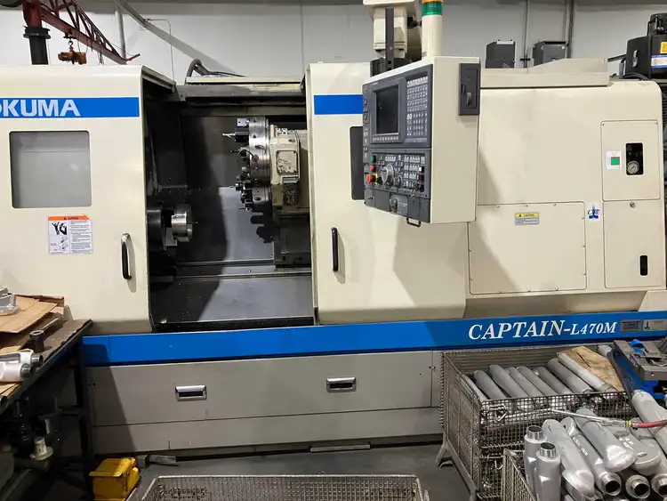 2003 OKUMA CAPTAIN L470M Lathes, Bar, CNC | Machnet