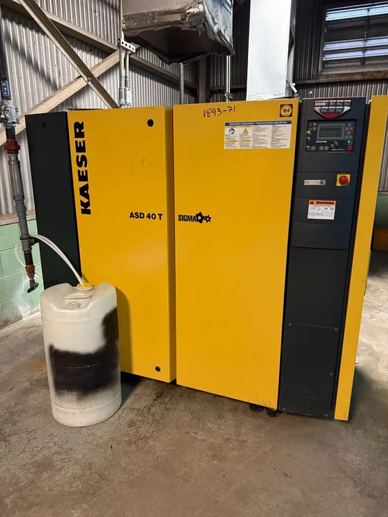 Used 2022 KAESER ASD 40 T Rotary Screw & Sliding Vane Air Compressors New Jersey US | Perry Equipment #483456