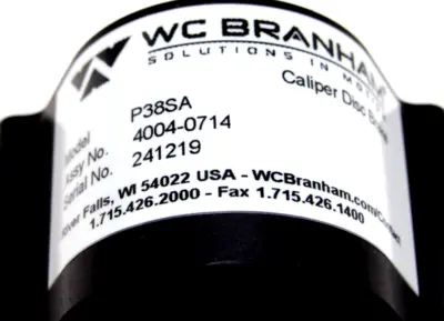 NEW WC BRANHAM 4004-0714 CALIPER DISC BRAKE P38SA 40040714
