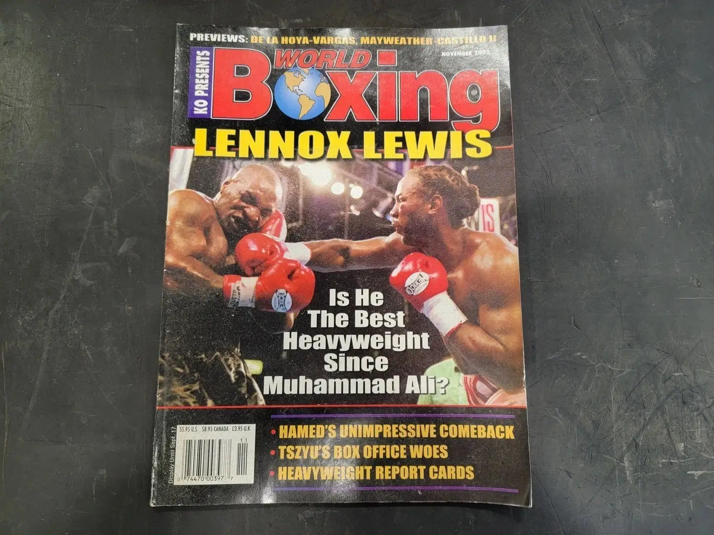 USED WORLD BOXING NOVEMBER 2002