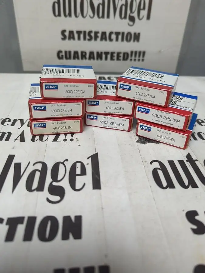 New | in-Stock SKF 6003-2RSJEM Bearings | Surplus Asset Holdings #1191097
