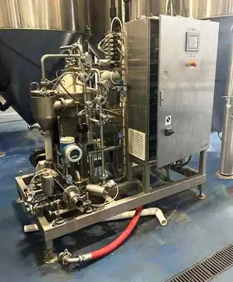 Westfalia GSC 18-06-077 Hydrostop clarifier skid, 316SS.