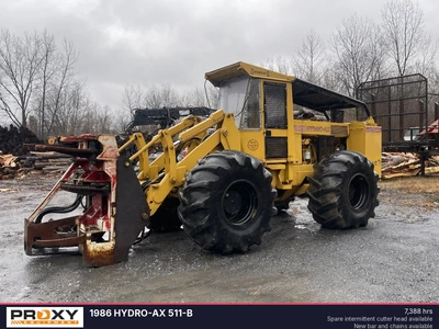 Used 1986 HYDRO-AX 511-B Feller Bunchers Pennsylvania US | Proxy Equipment #1377814