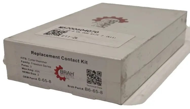 New | in-Stock BRAH ELECTRIC MFG. 6-65-8 PLC Contactors Michigan US | SB Industrial Supply #1011429