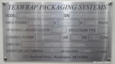USED TEXWRAP ST-1607SSR