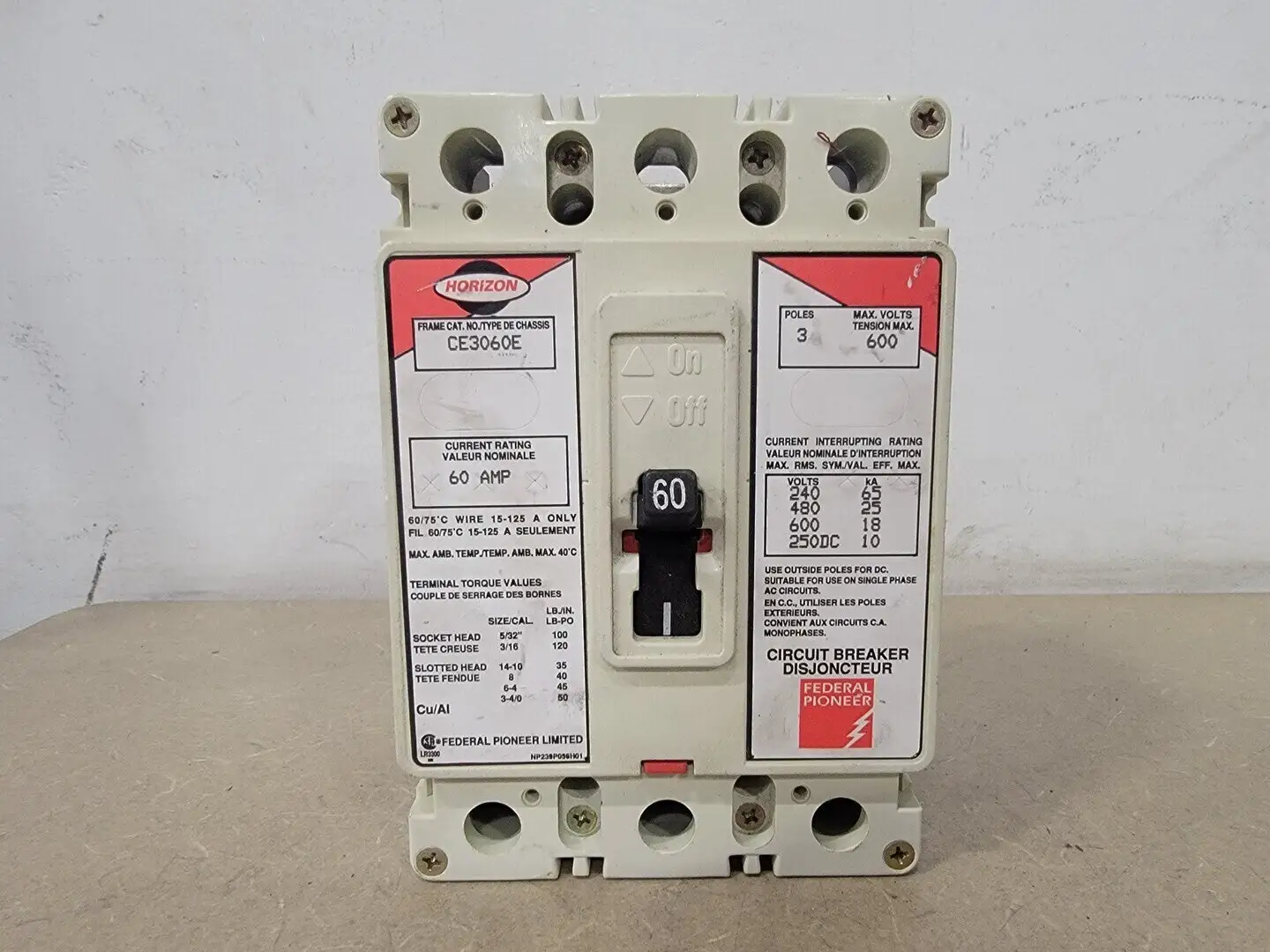 USED FEDERAL PIONEER CE3060E