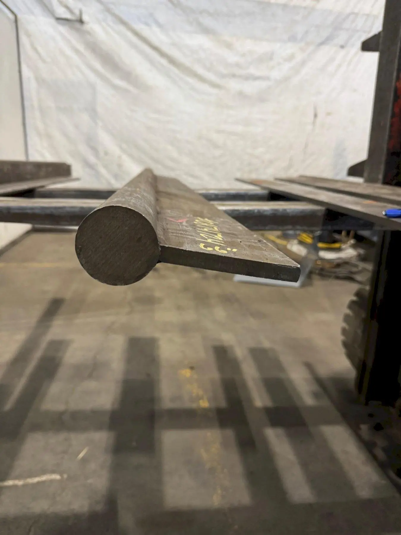 66" X 6 1/2" X 2 1/4" PRESS BRAKE RADIUS DIE. STOCK# 0874724