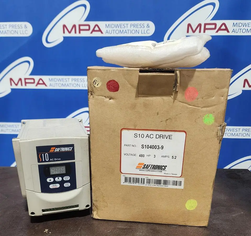 New | in-Stock SAFTRONICS S104003-9 Variable Speed Drives Michigan US | Midwest Press and Automation #1334563