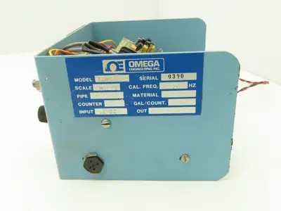 Omega Engineering FD603 Ultrasonic Flowmeter Multi Scale Vintage 12VDC