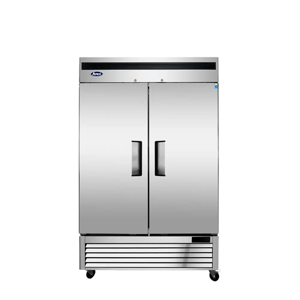 New | in-Stock Atosa New Atosa MBF8507GR - Bottom Mount Two (2) Door Reach-in Refrigerator 115V Refrigerators Illinois US | Falcon Restaurant Supply #1375656