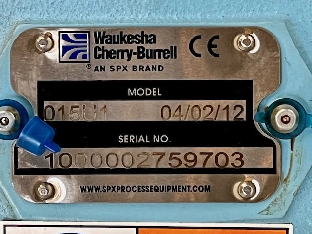 Used SPX Waukesha 015U1 Pumps Minnesota US | Peak Machinery, Inc. #285229