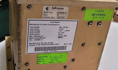 InVision Anode Module D6880/A REV C 151714 200-240VAC 5 AMPS 107555-2