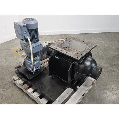 Used 11" Square Body Wm. W. Meyer & Sons, Inc. Rotary Airlock Valve