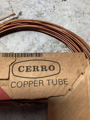 Cerro 1/8” Copper Refrigeration Tubing 50′ -NIB
