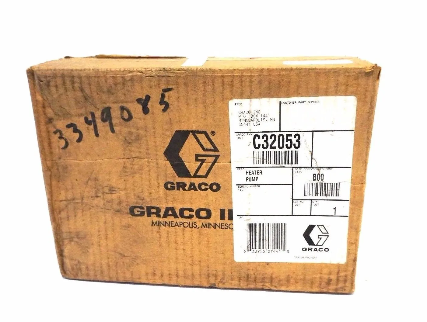 NEW GRACO C32053 HEATER PUMP BAND