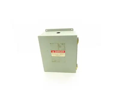 Hoffman 1210 Electrical Enclosure Control Panel with Backplate 12x10x4"