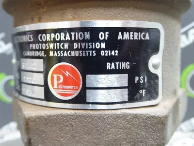 Electronics Corporation of America 61LJ2 Photoswitch 250 PSI @ 300°F Used
