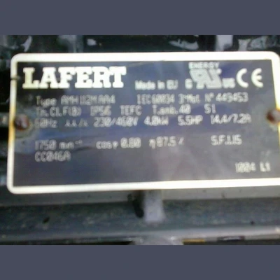 Luftechnik Bayreuth 5.5 hp Centrifugal Blower