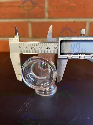 USED BUCHI AG BOROSILICATGLAS 3.3 KATALOG 8801 TEE FITTING 31MM X 50MM X 50MM