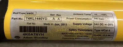 Allen-Bradley 440L-T4KL1440YD /A Rev A Guardshield Safety Light Curtains 5C-9