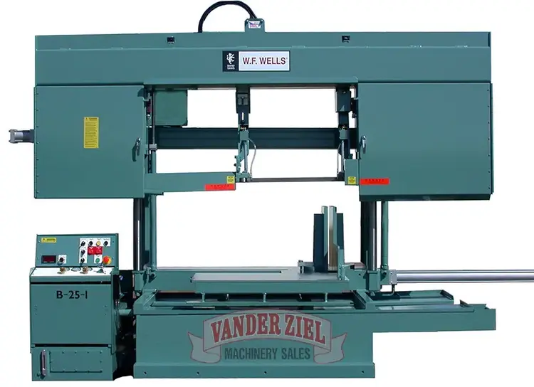 New | in-Stock W.F. WELLS B-25-1 Horizontal Band Saws Michigan US | Vander Ziel Machinery Sales #480344