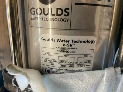 Goulds 15SV4GC30 Vertical Multistage Stainless Steel Pump New Storeroom Spare