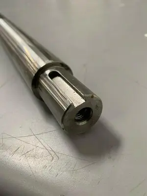 USED LIGHTNIN R355811002 STAINLESS 316L STEEL MIXING ROD / IMPELLER SHAFT, 70"