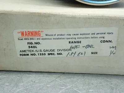 New | in-Stock AMETEK 540L Miscellaneous MRO Ohio US | HGR 24 #1089757