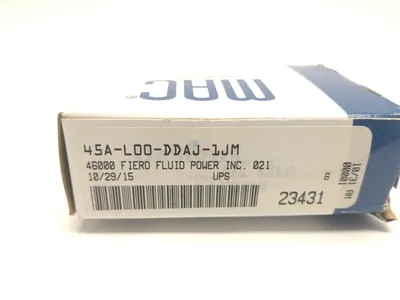 45A-L00-DDAJ-1JM | MAC Valves  4-Way 2-Position Solenoid Valve 24VDC 5.4W - New Other