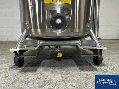 USED DCI Used 600 liter DCI Jacketed Receiver Vessel, Hastelloy C22, 45/150#