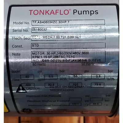 NEW TONKAFLO AS40603KZC