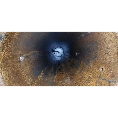 Used Ametek Whitlock 24" Dia X 10'-6" Chlorine / Helium Gas Vaporizer Exchanger