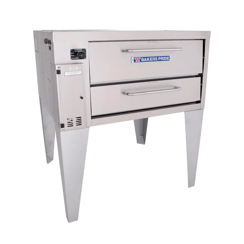 Bakers Pride 151 Super Deck Floor Model Single Pizza Deck Oven - Natural Gas