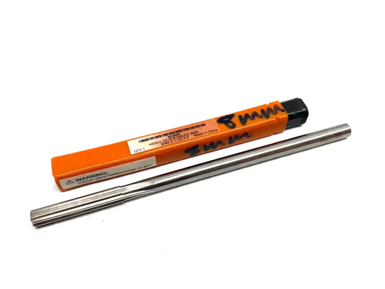 New | in-Stock HERTEL CHUCKING REAMER: 8 MM DIA, 6" OAL, 1-1/2" FLUTE LENGTH Reamers | Maverick Industrial Sales #1102462