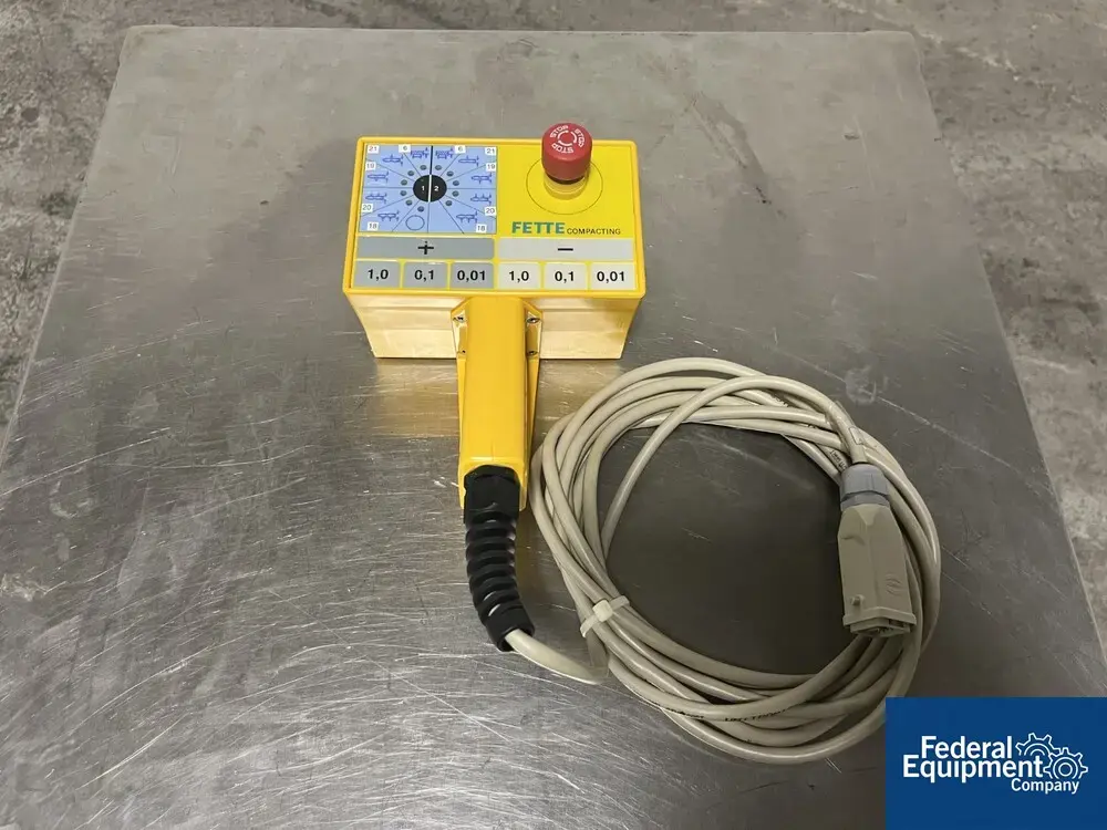 USED Fette Fette Handbediengerat 1 Control Panel
