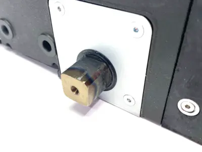 USED SMC SLIM LINE POWER CLAMP CYLINDER 50MM BORE SIZE