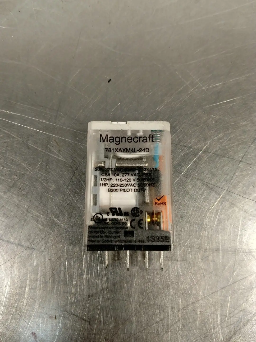 SCHNEIDER ELECTRIC MAGNECRAFT 781XAXM4L-24D POWER RELAY 6B