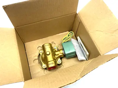 USED ASCO RED HAT RED HAT 2-WAY 2-POSITION NORMALLY CLOSED SOLENOID VALVE