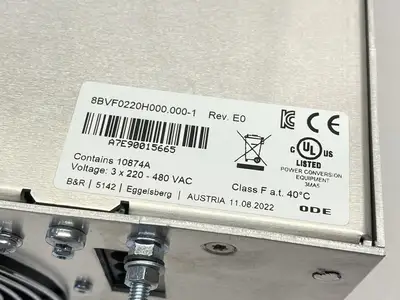 8BVF0220H000.000-1 | B&R Automation  ACOPOSmulti Line Filter 22.5 A 480 V - New Other