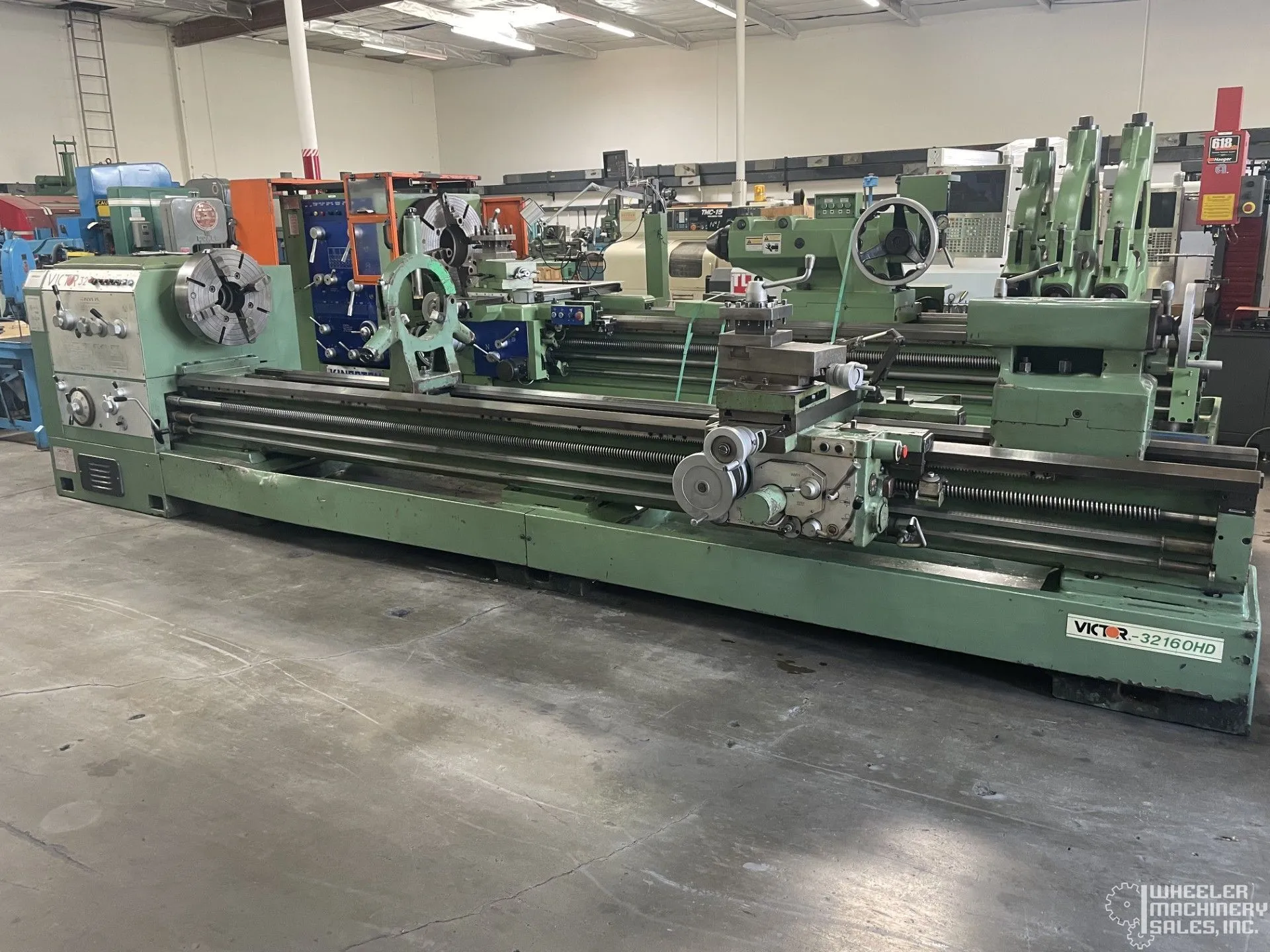 VICTOR 32160HD Heavy Duty Engine Lathe #8288