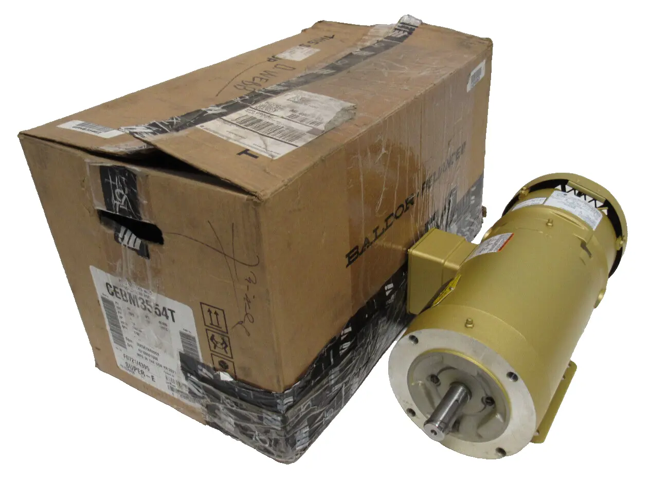 NEW BALDOR CEBM3554T BRAKE MOTOR 1.5HP 230/460V 1760RPM 145TC